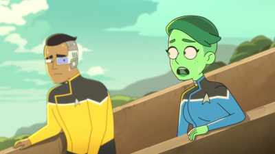 - You were only trying to help.
- No, I was trying to show off. - Star Trek: Lower Decks