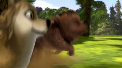 You plant your
front paws in the dirt - Alpha & Omega: Journey to Bear Kingdom