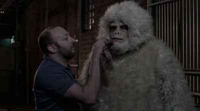 You poor thing.
They missed your mouth. - Another Yeti a Love Story: Life on the Streets