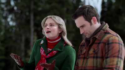 You pour the maple syrup - Snowy with a Chance of Christmas