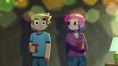 You probably know this,
but in the early 90s, - Scott Pilgrim Takes Off