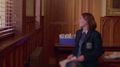 You probably thought
Ms. Beecroft had gone home - My Life Is Murder