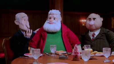You promised me
she wouldn't suck like
with that last speech. - Santa Inc.