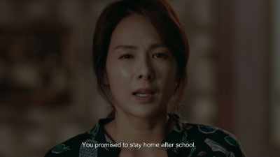You promised to stay home after school. - Folklore