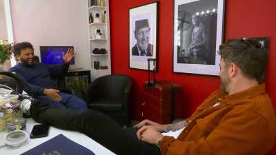 You pushed me over. - Backstage with Katherine Ryan