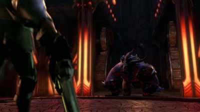 -You ran...
-[roars] - Wizards: Tales of Arcadia