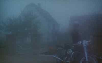 You really are asleep or is afraid to see me go? - The Girl on a Motorcycle