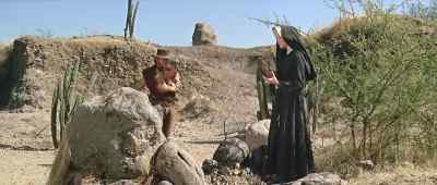 - You really are touched!
- You give that back to me, please. - Two Mules for Sister Sara