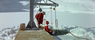 You really send him under the ice - The Big Blue