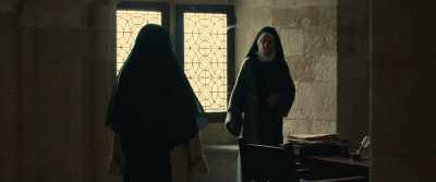 You remark on her unwounded brow - Benedetta