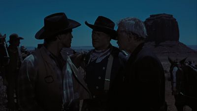 You remember that scalp string on Scar's lance - The Searchers