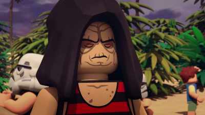 -You were right. Let's go home.
-Fine. - Lego Star Wars Summer Vacation