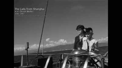 You and Rita look purposefully ahead,
but she steers. - The Eyes of Orson Welles