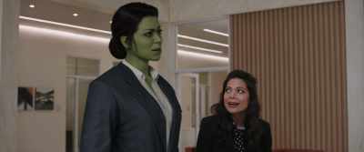 - You rolled over so quickly.
- So quickly. - She-Hulk: Attorney at Law