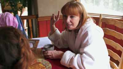 You run back upstairs
into your bedroom, - Living with Chucky