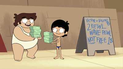 You said it. We can kiss these - Victor and Valentino