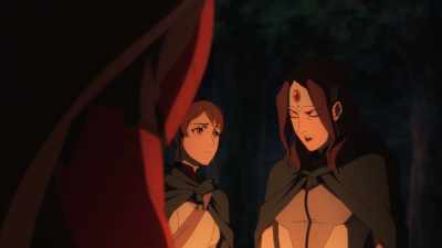 - You said nothing to me about...
- I couldn't let her know I knew. - DOTA: Dragon's Blood