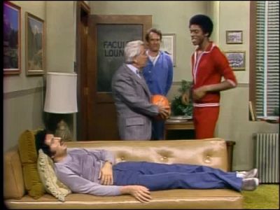 You said up my nose with a rubber hose - Welcome Back, Kotter