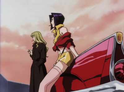 - You saved me.
- And you saved me back. - Cowboy Bebop