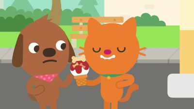 You saved the ice cream
for everyone, Harvey, - Sago Mini Friends