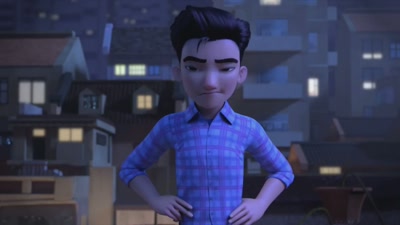 You saw how he landed
before. No way! - Abominable and the Invisible City
