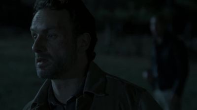 You say he got you with a rock? - The Walking Dead