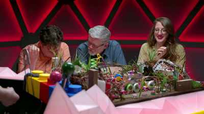 You see a bunch of scattered gems - Dimension 20