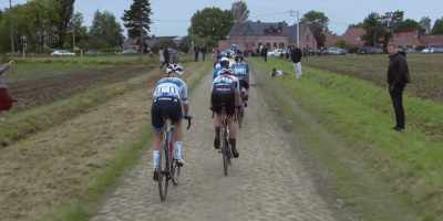 You see how slippery it is
from when Ellen van Dijk had that problem - Human Playground