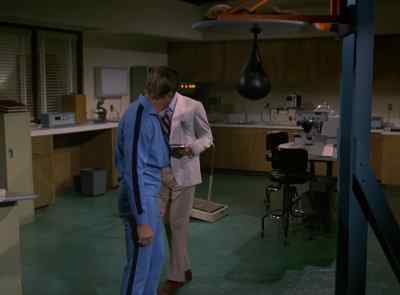 You see if it works,
I'll check outside. - The Six Million Dollar Man