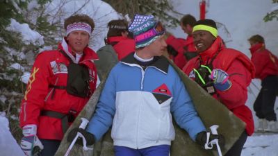 You see shooting the hole - Ski Patrol