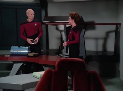 You see? Sometimes it does work. - Star Trek: The Next Generation