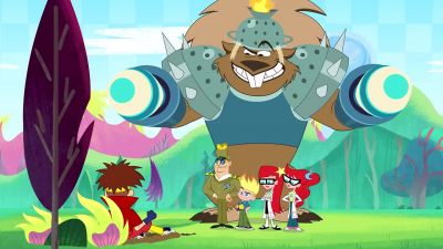 You see that, Blast?
Don't mess with Earthy'mons! - Johnny Test