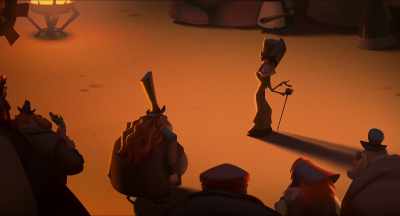 You see? The postman
and that old toy maker - Klaus