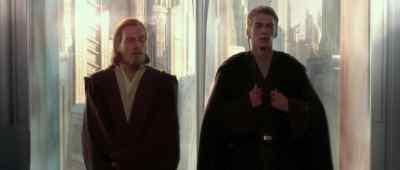 - You seem a little on edge.
- Not at all. - Star Wars: Episode II   Attack of the Clones