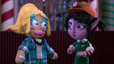 -You seemed freaked out.
-It's just-- - Santa Inc.