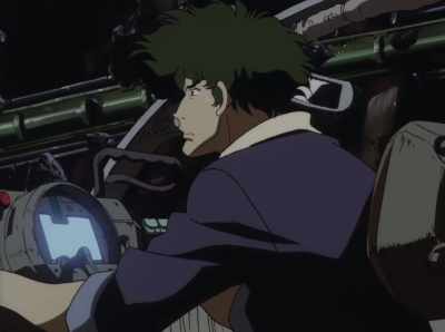 You shooting a pop gun?
You'll never blast through like that. - Cowboy Bebop