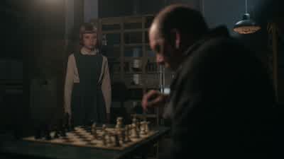 You should be upstairs with the others. - The Queen's Gambit