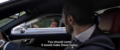You should come.
It would make Diane happy. - Up for Love