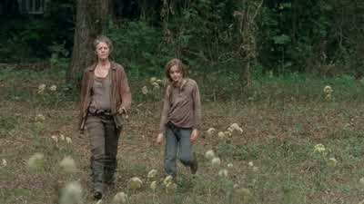 You should pick some wildflowers for Mica to give her when she comes back. - The Walking Dead
