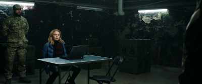 - You shouldn't be here.
- Put him in the chair. - Hacker