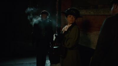 - You shouldn't be out here
alone, lady. - Murdoch Mysteries