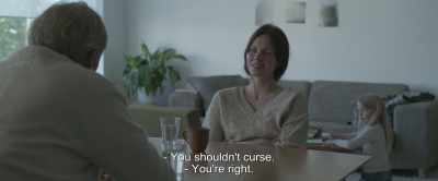 - You shouldn't curse.
- You're right. - Under the Tree