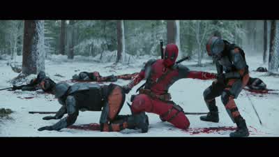 You sick fuckLogan was a heroAnd the only thing worth a shitto ever come out of CanadaGet my country's nameout of your fuckin' mouthAnd my sword Give me that - Deadpool & Wolverine