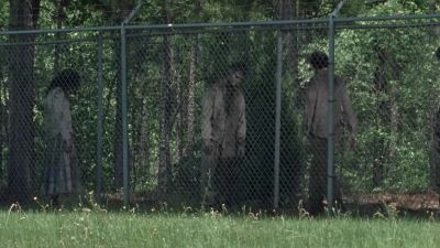 You signal
if they're already inside. - The Walking Dead