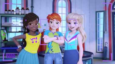 You were sitting
all by yourself, - LEGO Friends: Girls on a Mission