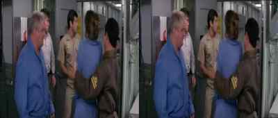 - You son of a...
- No! Don't shoot! Back off! - The Final Countdown