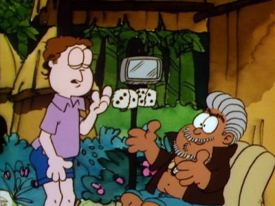 You speak English - Garfield in Paradise