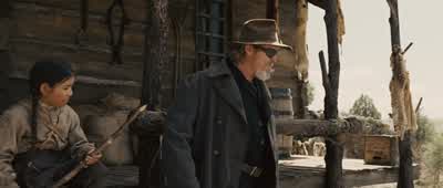 You stay here, sister. - True Grit