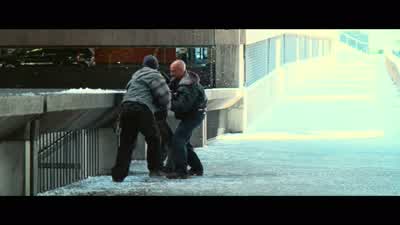 You steal from us you little bastardNow you boys know you can't come into my neighborhood without asking politelyNever steal anything from someone you can't outrun kidYou're pretty generous for a thiefI thought they killed you Not yetIf you're expecting - The Dark Knight Rises