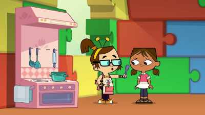 You stir the pasta.
While I make the pie crust. - Total DramaRama